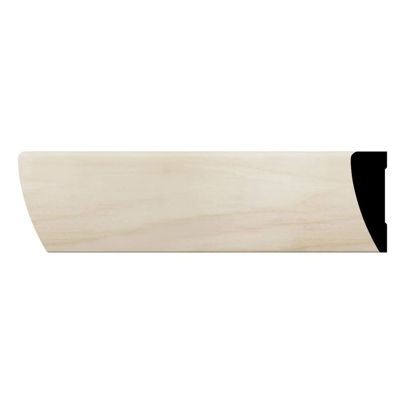 WM327: 11/16-in D x 2-1/4-in W x 96-in L Americraft Solid Hardwood Stain Grade Modern Casing Moulding - Poplar