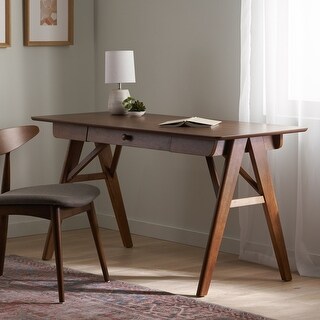 Vienna Modern Faux Wood Desk with Veneer by Christopher Knight Home
