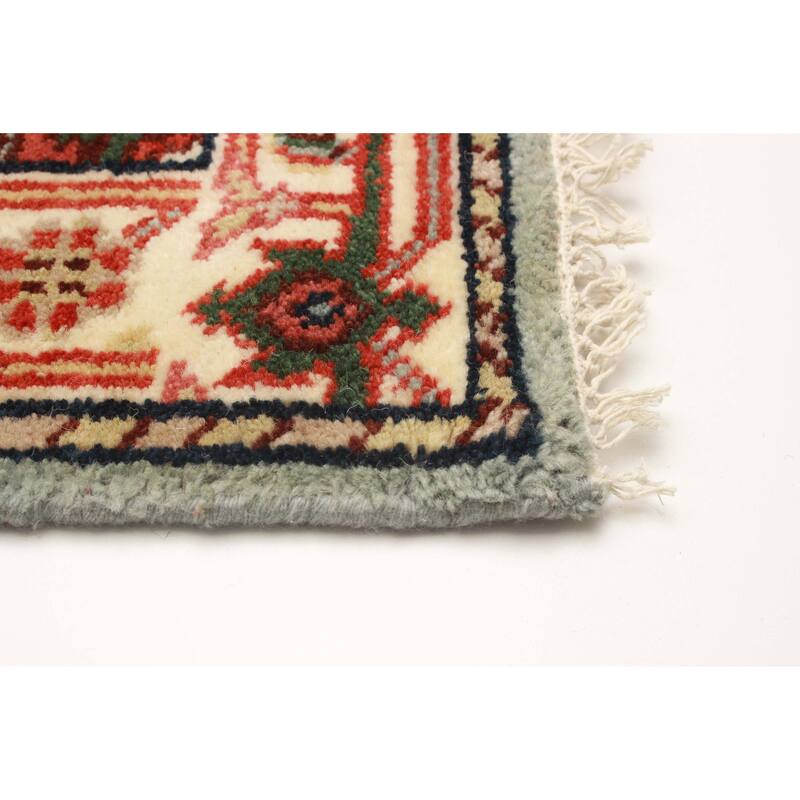 ECARPETGALLERY Hand-knotted Serapi Heritage Light Blue Wool Rug - 2'6 x 19'9