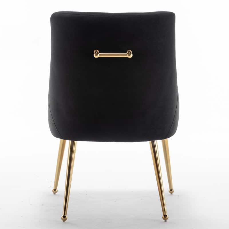 Modern Glam Velvet Dining Chair Set of 8 for Dining Room, Tufted Vanity Chair for Living Room (no table)
