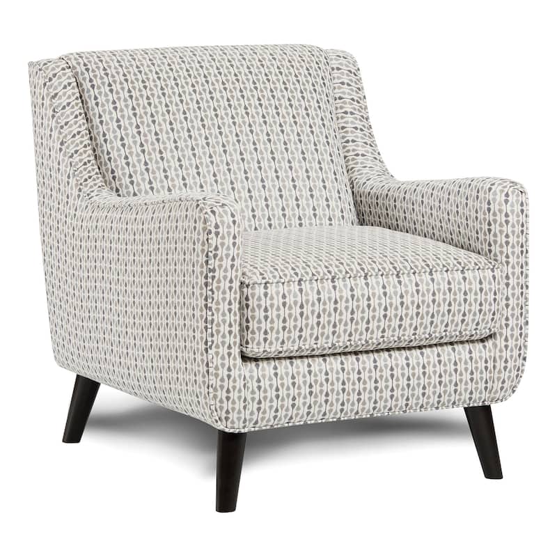 Eldan Transitional Multi-color Fabric Upholstered Stripe Pattern Armchair by Furniture of America - Stripe Multi