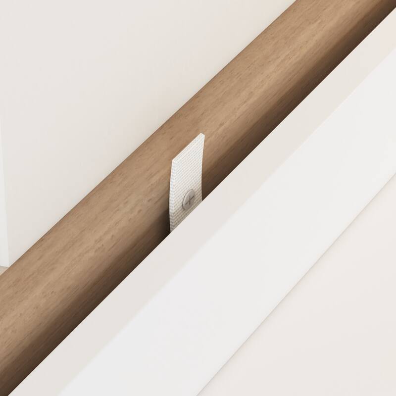 47” White Dresser Bedroom Storage Cabinet for Clothes, Toys & Accessories, Modern Chest of Drawers for Nursery or Closet