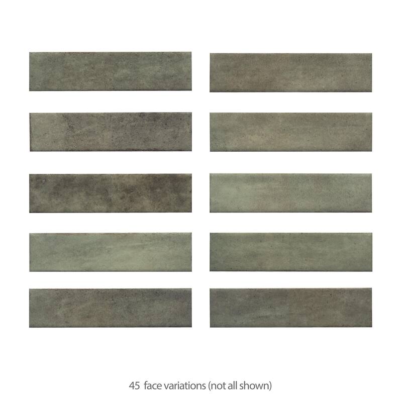 Merola Tile Tribeca Studio Sage Green 2-3/8" x 9-5/8" Porcelain Wall Tile