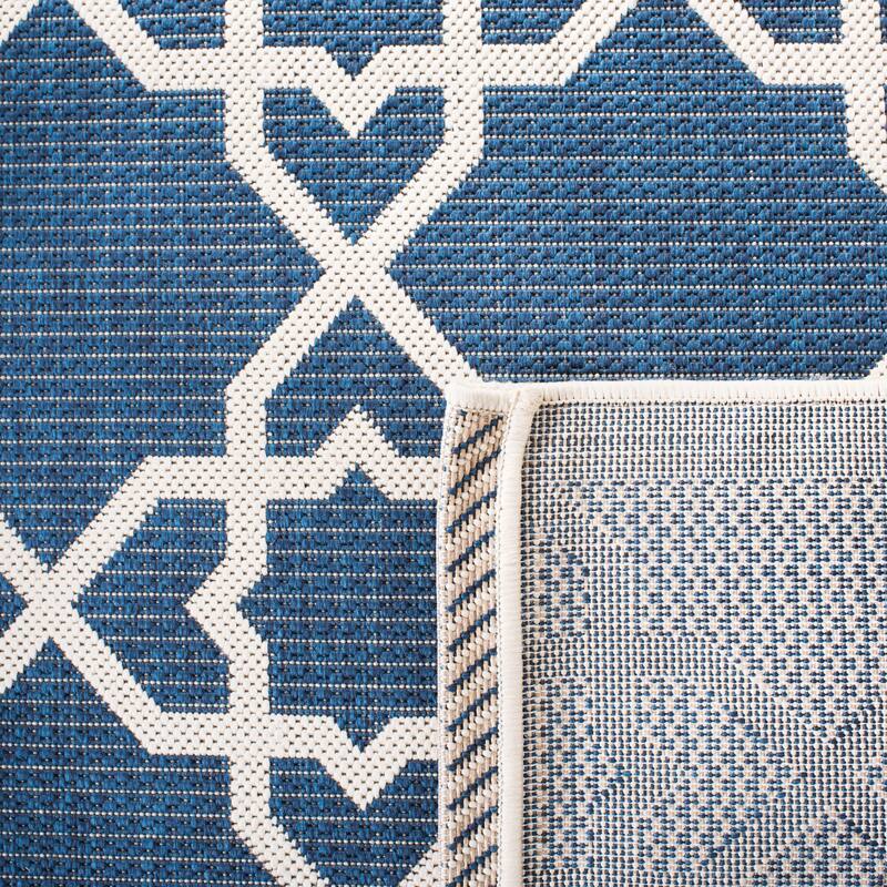 SAFAVIEH Courtyard Lawanda Trellis Indoor/ Outdoor Waterproof Patio Backyard Rug