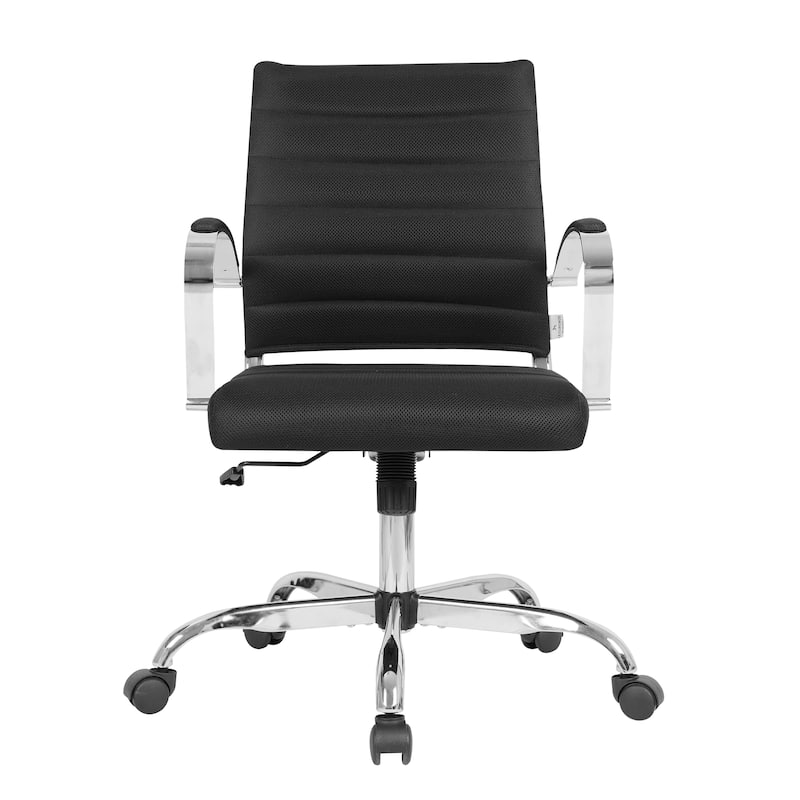 Mesh Office Chair with Adjustable Height, Swivel, and Tilt Benmar Series by LeisureMod