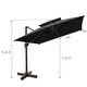 preview thumbnail 17 of 29, Pellebant 10 ft Double Top Cantilever Umbrella with Base