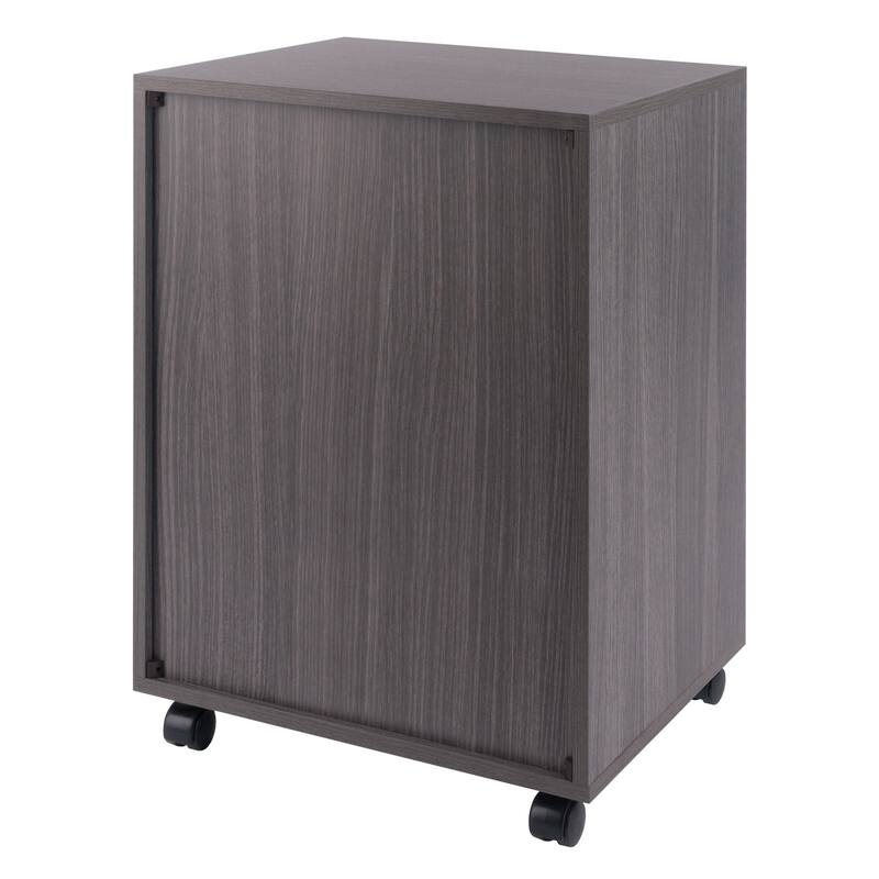 Halifax 5-Drawer Mobile Cabinet Charcoal Finish