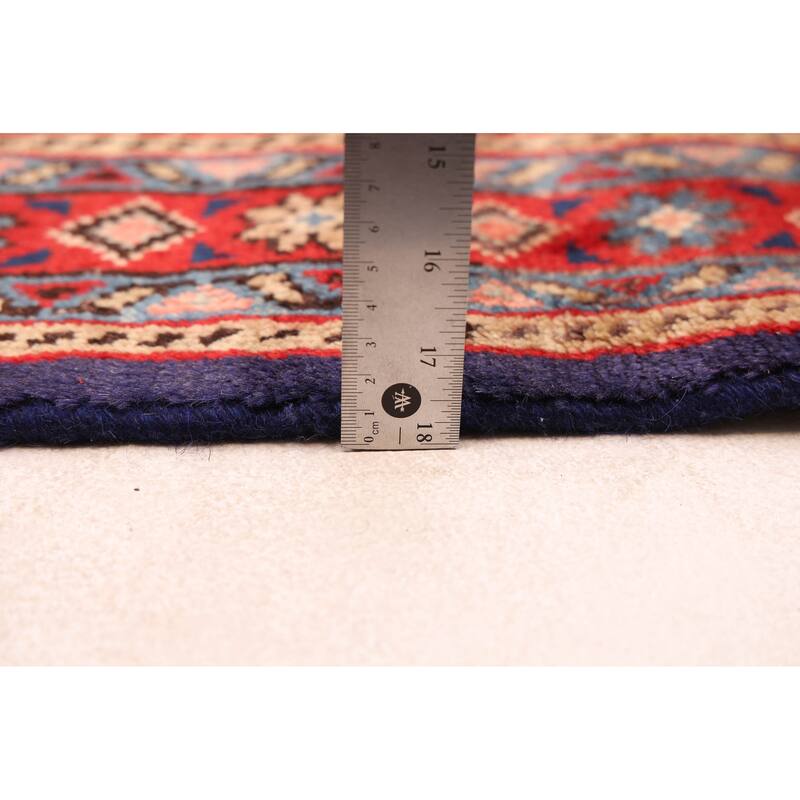 ECARPETGALLERY Hand-knotted Andelz Navy Wool Rug - 3'11 x 10'5