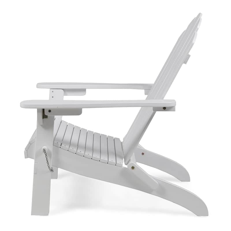 Hollywood Outdoor Outdoor Acacia Wood Foldable Adirondack Chairs (Set of 2) by Christopher Knight Home