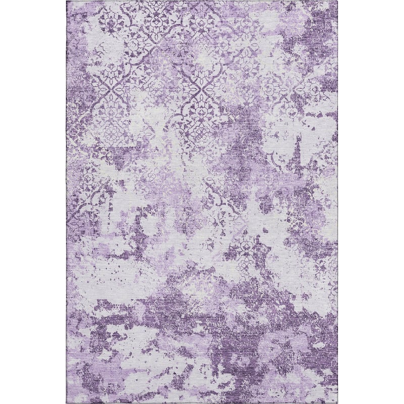 Premium Washable Super Soft Vintage Trellis Mayfield Rug