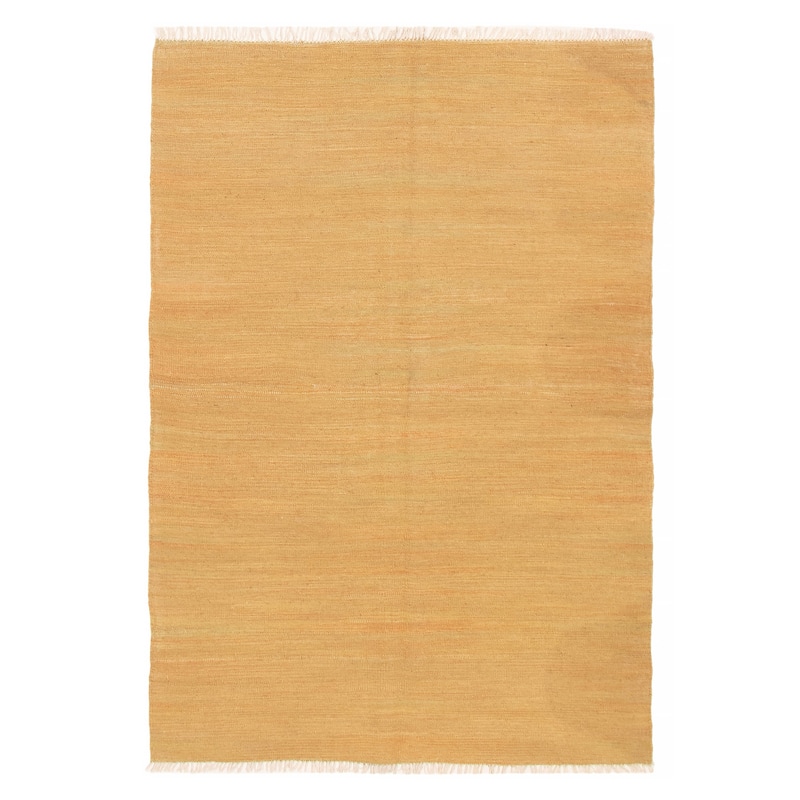 Ankara FW Brown Kilim 4'7" x 7'0" - 4'7 x 7'0 - Light Brown - 4'7 x 7'0