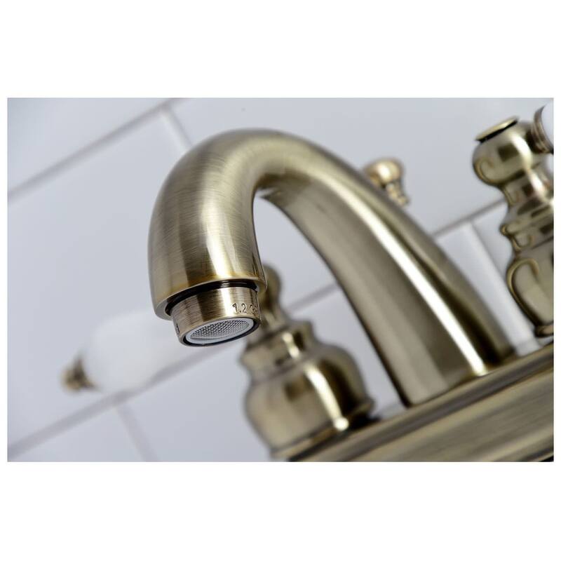 Kingston Brass Restoration 1.2 GPM Centerset Bathroom Faucet with