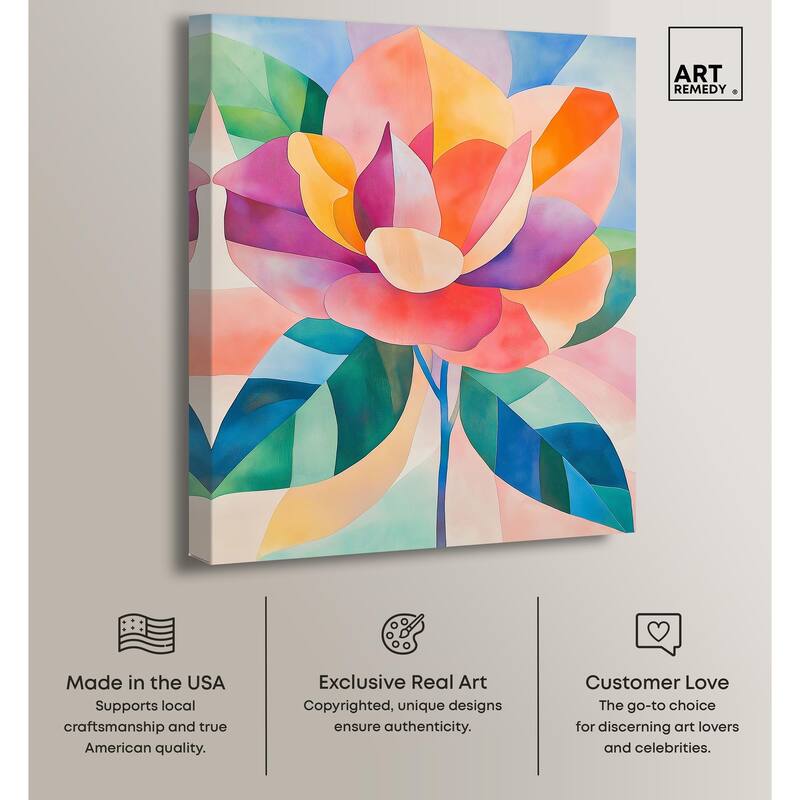 Ail Geofloral I Canvas by Art Remedy, Gallery Wrapped