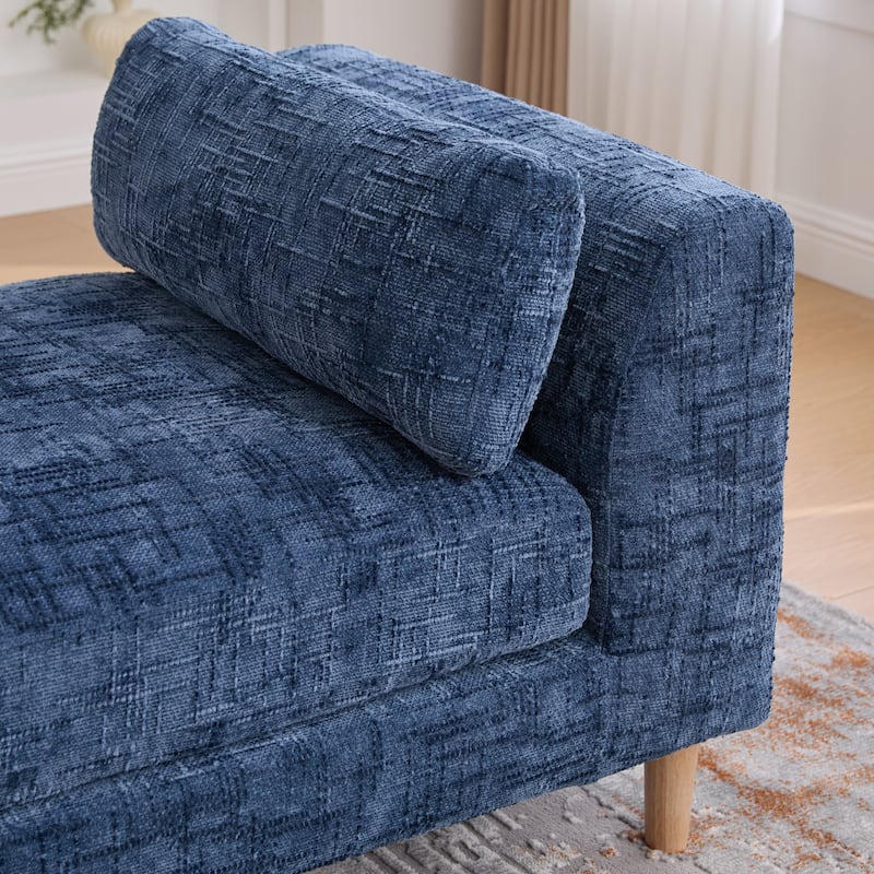 83.1" W Modern Upholstered Lounge Chair,Oversized Sofa Chair with Pillow and Armrests