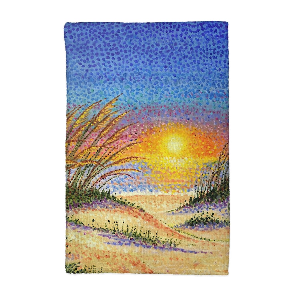 Golden Sea Oats Kitchen Towel - 16x25