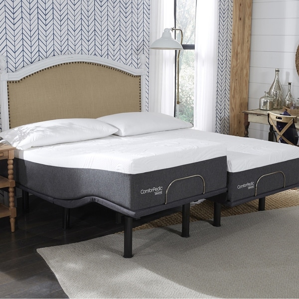 ComforPedic from BeautyRest 14 inch Mattress and Adjustable Bed Set On Sale Bed Bath Beyond 25459293