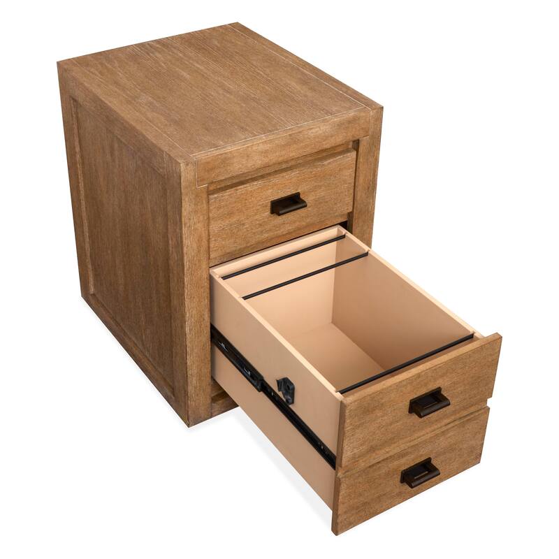 Magnussen Home Plum Creek Sierra Brown Mobile File With Casters