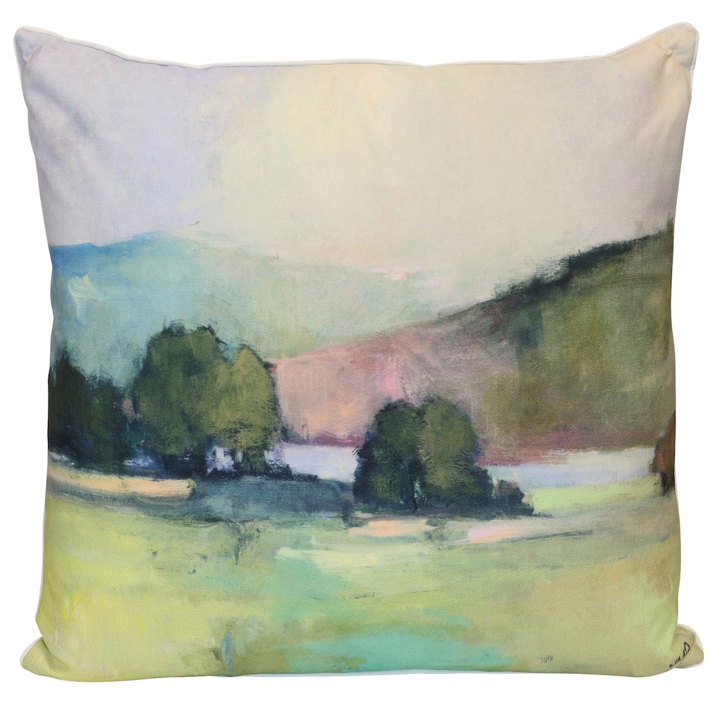 StyleCraft Tamara Day for StyleCraft Willow Grove Landscape Pillow - Multicolor