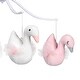 preview thumbnail 3 of 3, Bedtime Originals Blossom Pink/White Swan Musical Baby Crib Mobile