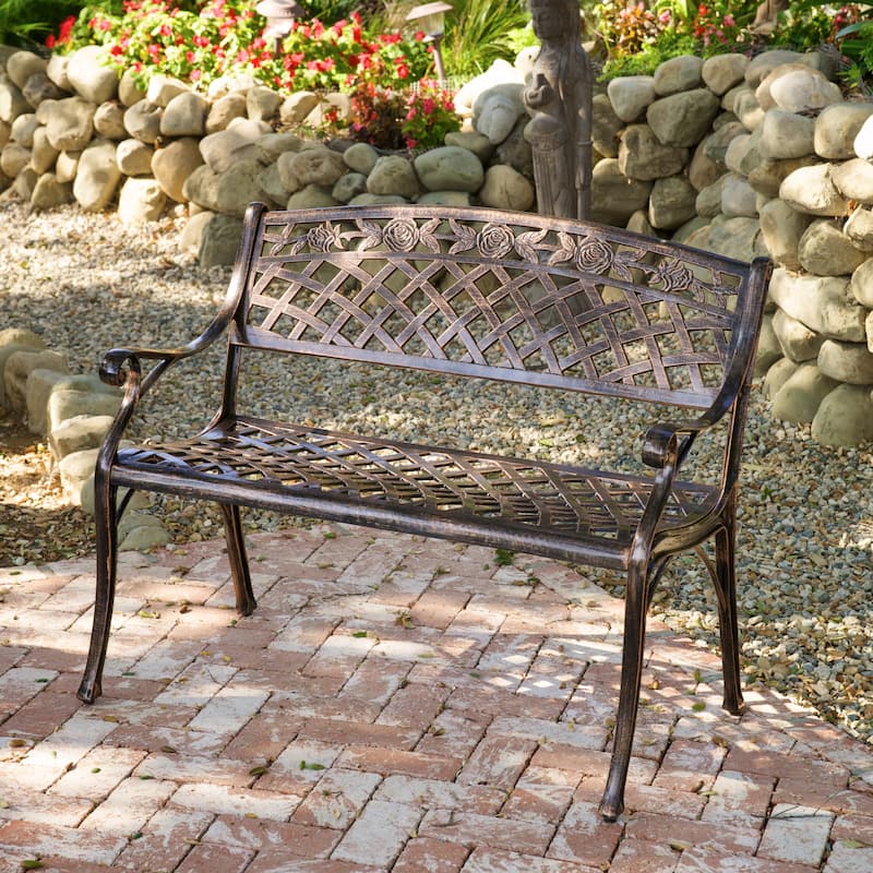 Tahoe Cast Bench - Copper