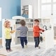 preview thumbnail 2 of 16, Multi-Functional Kids Play Kitchen with Storage and Washing Machine Ideal for Boys or Girls - 16.5" x 11.5" x 37"(W x D x H)