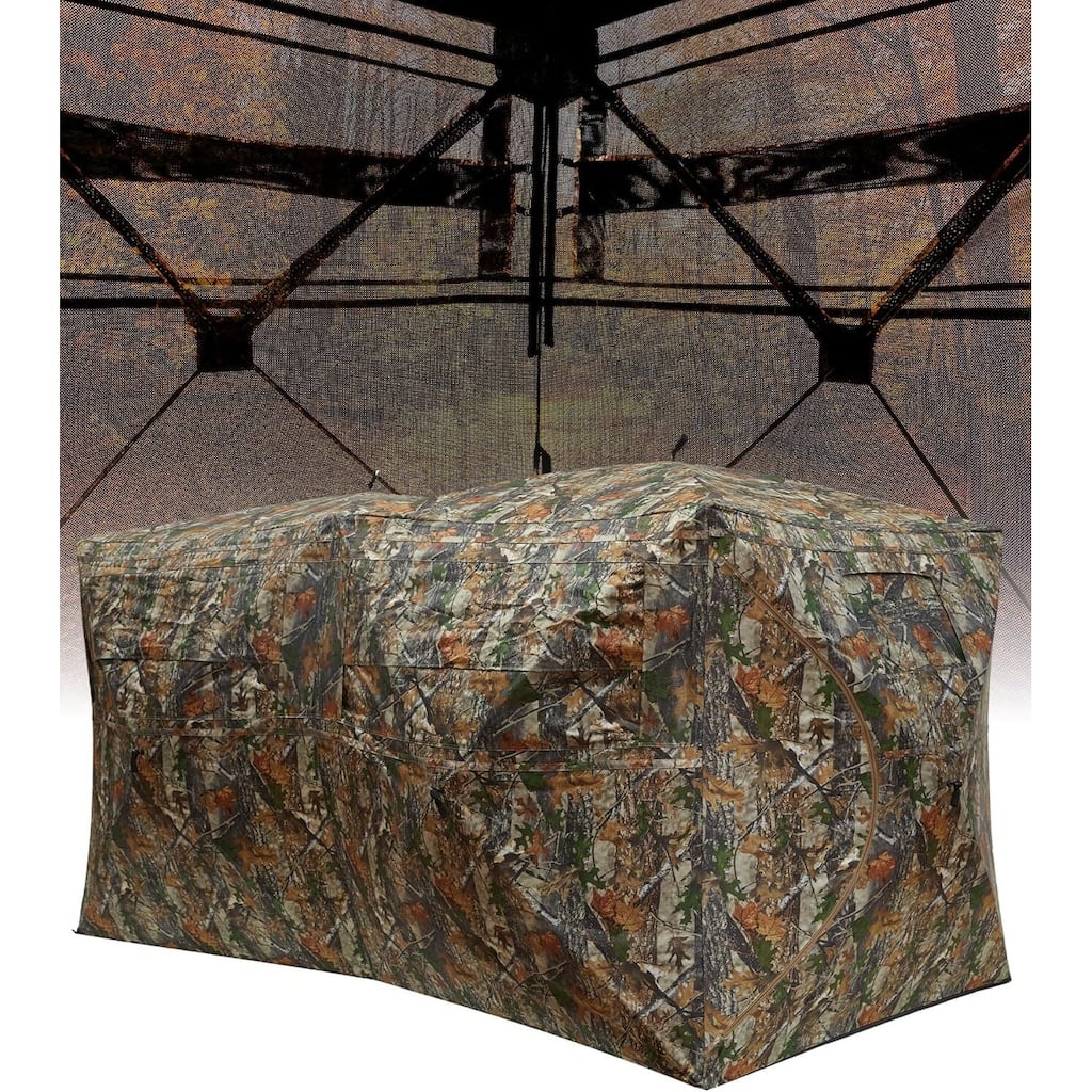 2-4 Person Hunting Shelter Waterproof Camouflage Tent - N/A
