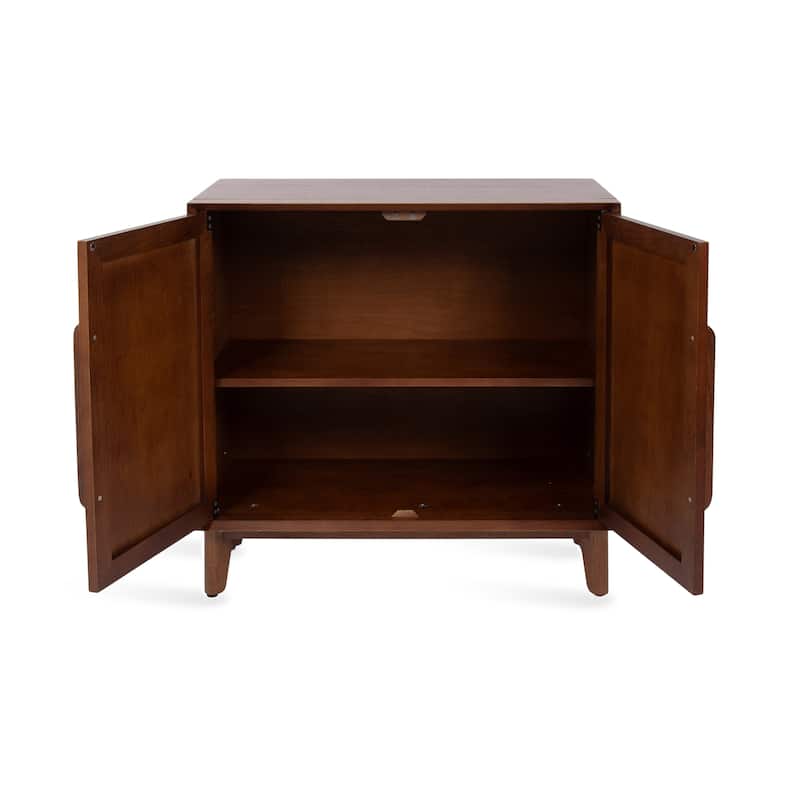 Kate and Laurel McCutcheon Floor Media Cabinet