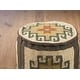 preview thumbnail 2 of 1, Aa Importing 48842 Round Kilim Pouf - 17 X 17 X 17 inches