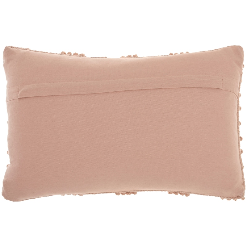 Mina Victory Life Styles Textured Geometric Dots Throw Pillow , ( 12"X20" )