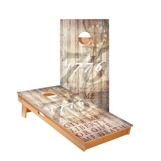 1776 Tan Cornhole Boards