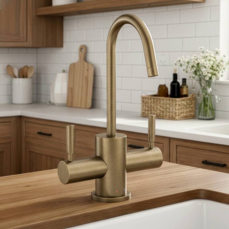 Whitehaus Collection Hot/Cold Water Point of Use Faucet