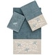 preview thumbnail 10 of 55, Authentic Hotel and Spa 100% Turkish Cotton Braelyn 3PC Embellished Towel Set Teal