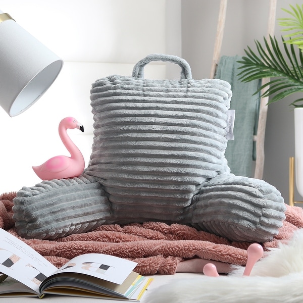 Plush bedrest throw pillow best sale