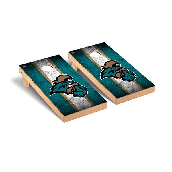 slide 2 of 5, Coastal Carolina Chanticleers Vintage Cornhole Board Set