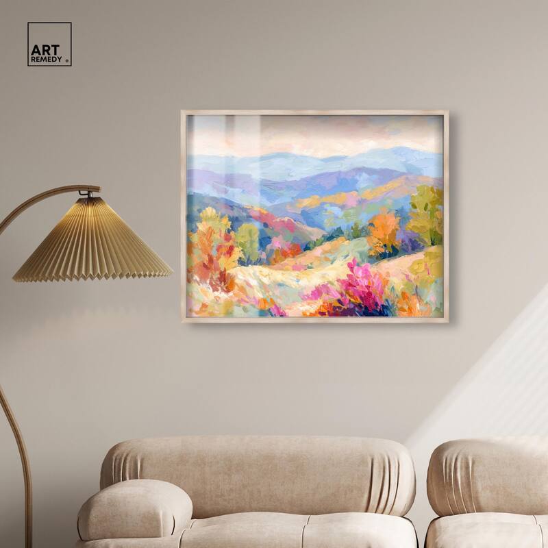 Colorful Valley II Shadowbox by Art Remedy
