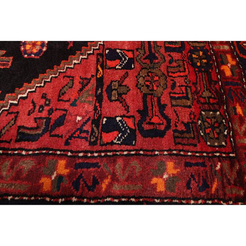 ECARPETGALLERY Hand-knotted Andelz Red Wool Rug - 4'11 x 9'10