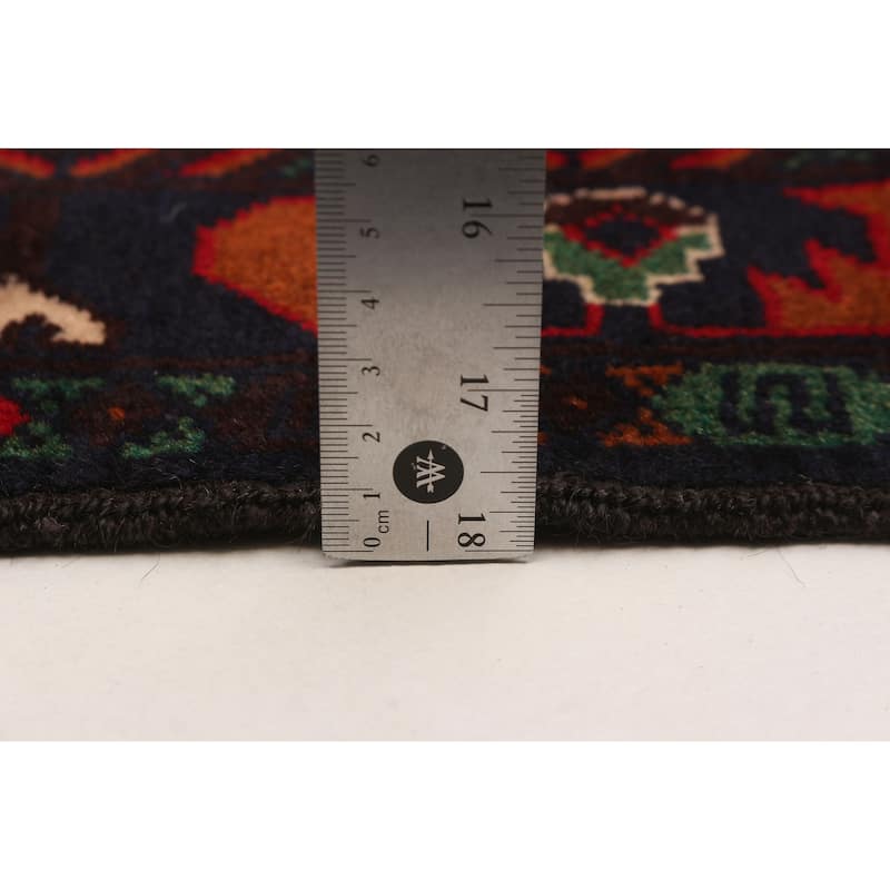Teimani Red Rug 3'7" x 6'3" - 3'7 x 6'3