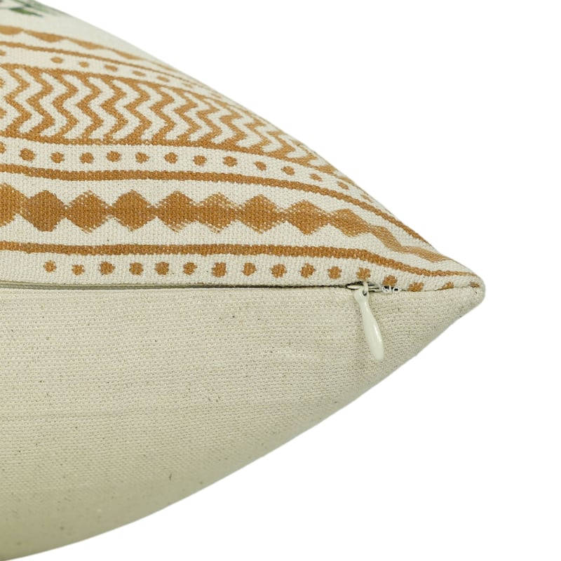 Cotton Bohemian Block print pillow Cover- Anarkali