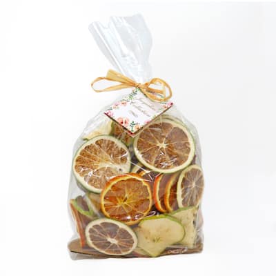 6" 250 Gram Mixed Potpourri- Red and Green Apples, Sliced Citrus - 6 in