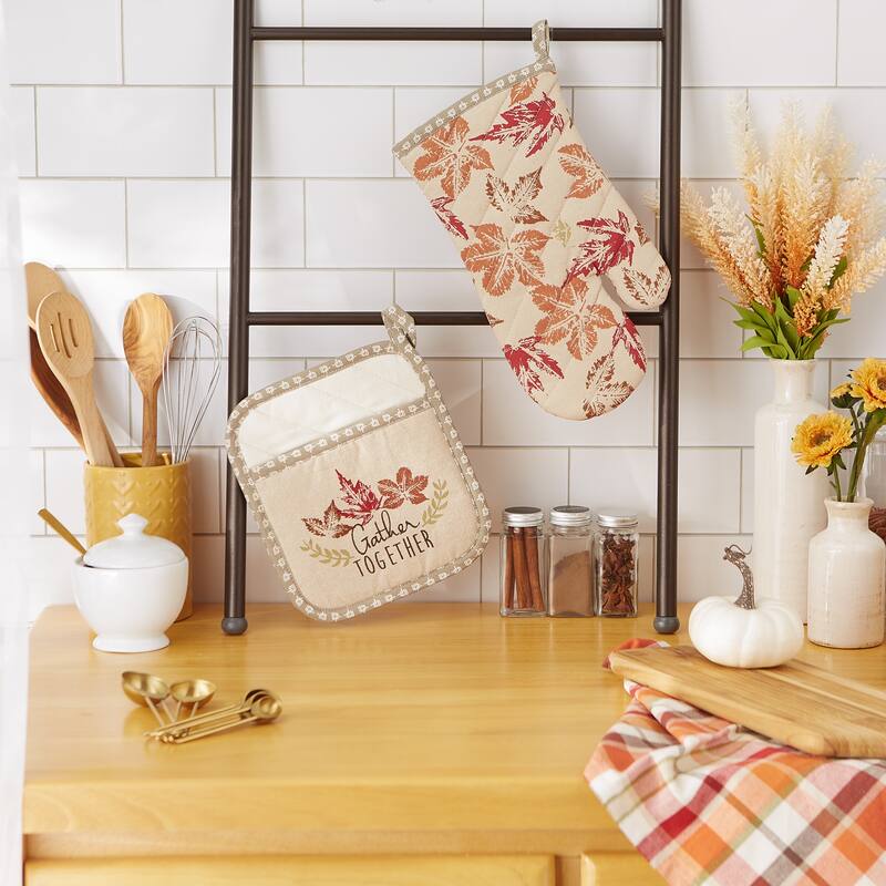 Oven Mitt & Potholder Set