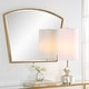 preview thumbnail 4 of 5, Uttermost Boundary Gold Arch Mirror - 36 W X 31.625 H X 1.125 D (in)