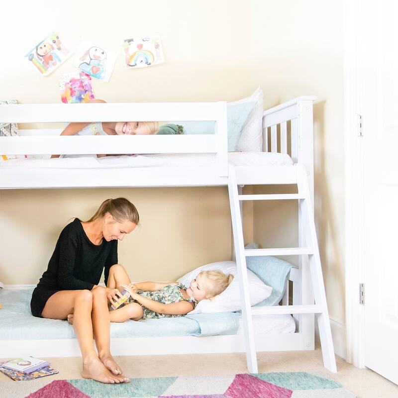 Max and Lily Twin over Twin Low Bunk Bed
