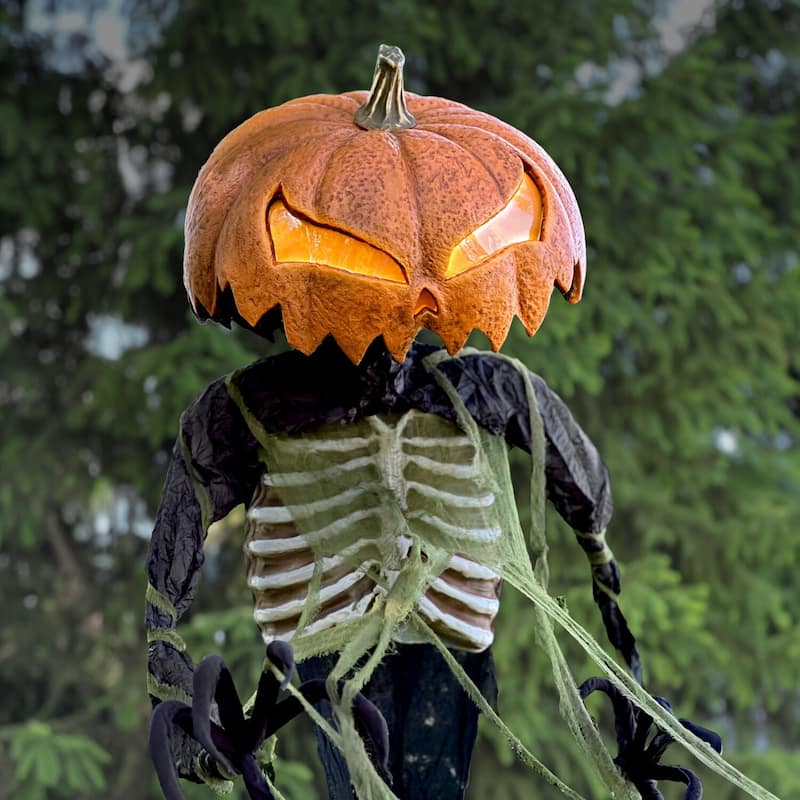 Haunted Hill Farm Pumpkin Sentinel by Tekky, Premium Halloween Animatronic