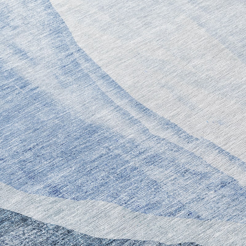 Machine Washable Indoor/ Outdoor Chantille Modern Abstract Rug