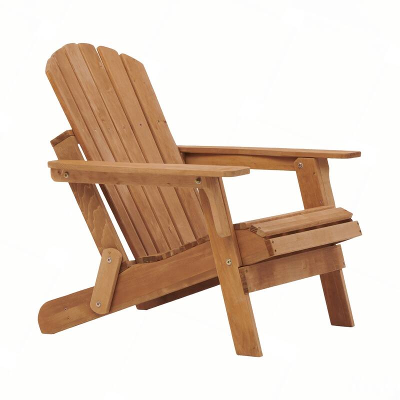 Outdoor Wooden Folding Adirondack Chair