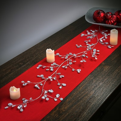 48" Metal Jewel Garland