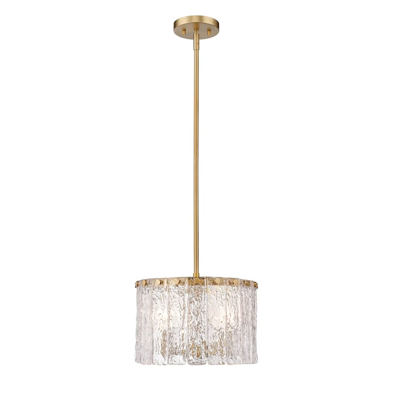 Glacier 3 Light Pendant - Modern Gold