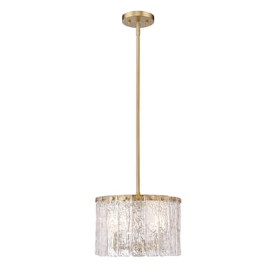Glacier 3 Light Pendant - Modern Gold