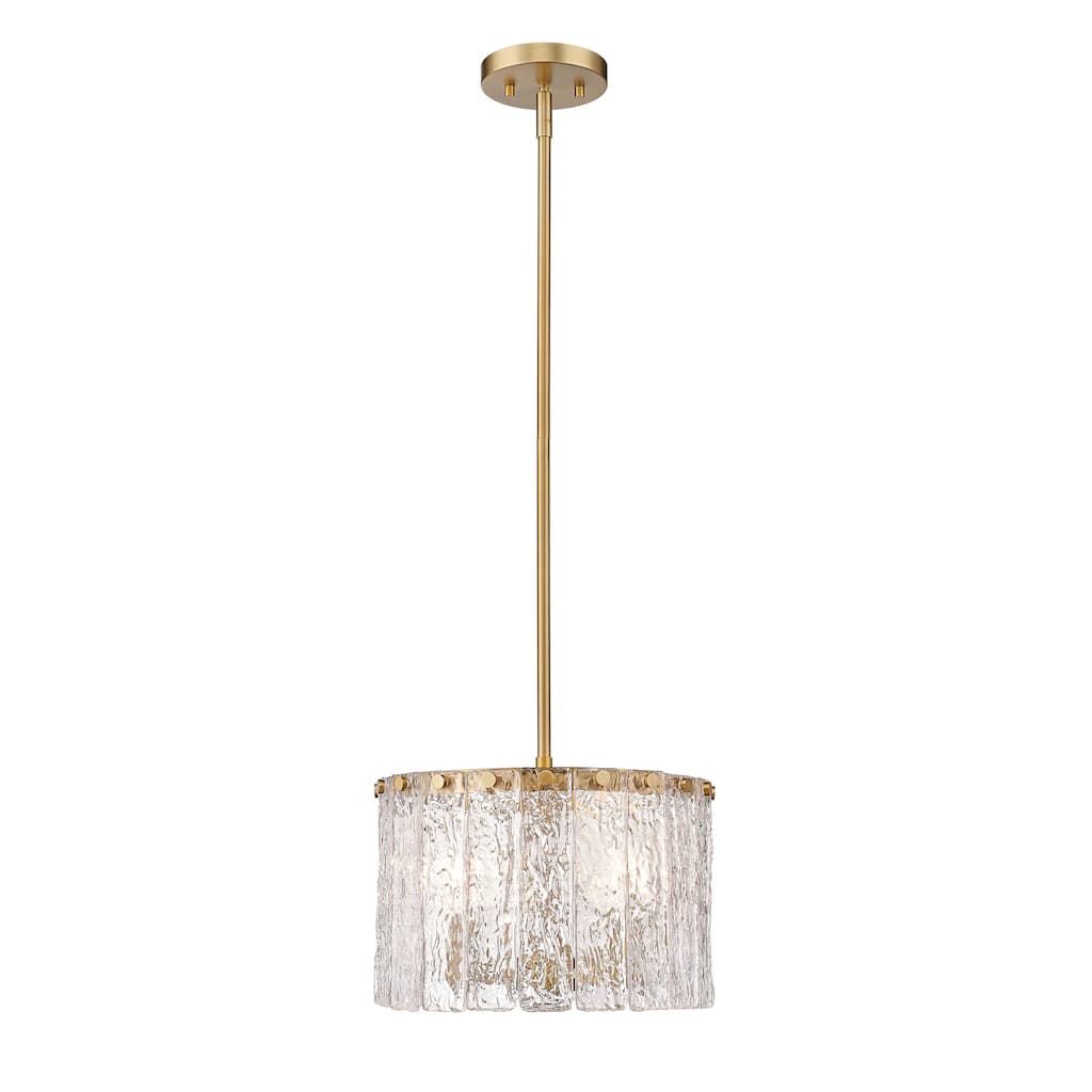 Glacier 3 Light Pendant - Modern Gold
