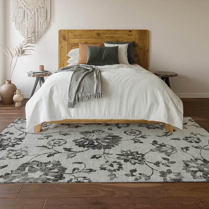 Premium Washable Super Soft Floral Whimsy Mayfield Rug